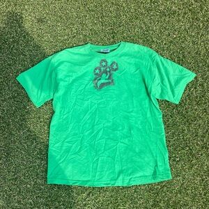 y2k green star shirt size xl but would fit medium/large